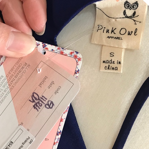 *SALE!* Pink Owl Floral Dress - Picture 8 of 8